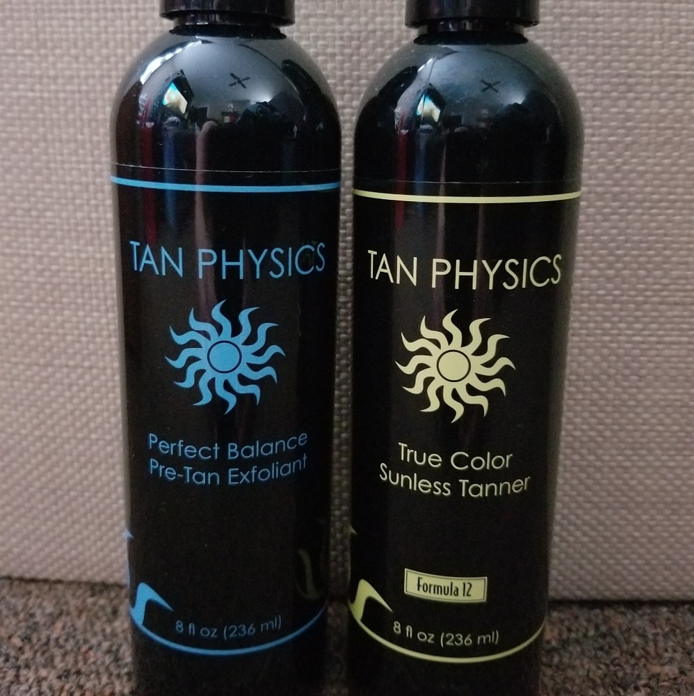 Tan Physics Pre-tan Exfoliant and Sunless Tanner
